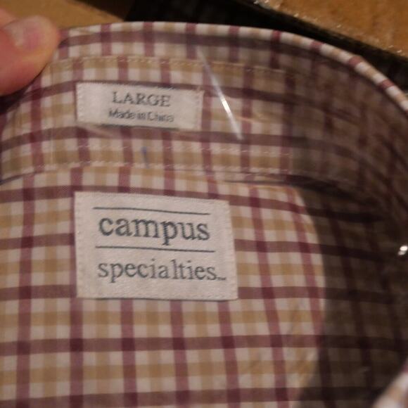 NEW Campus Specialties Florida Seminoles Long Sleeve Button Up Shirt Men's Large - Picture 7 of 7